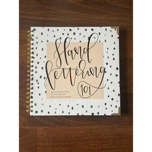 Creative Lettering 101 Hand Lettering Workbook ChalkFullOfLove Spiral NEW
